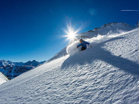 Freeride Abfahrt